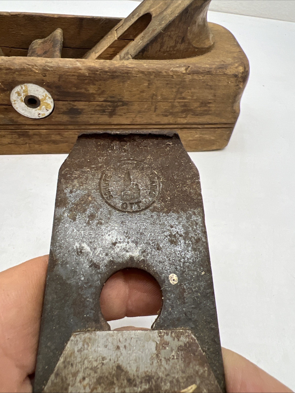 Vintage Ulmia Ott Wooden Horn Hand Toothing Plane 48mm Germany