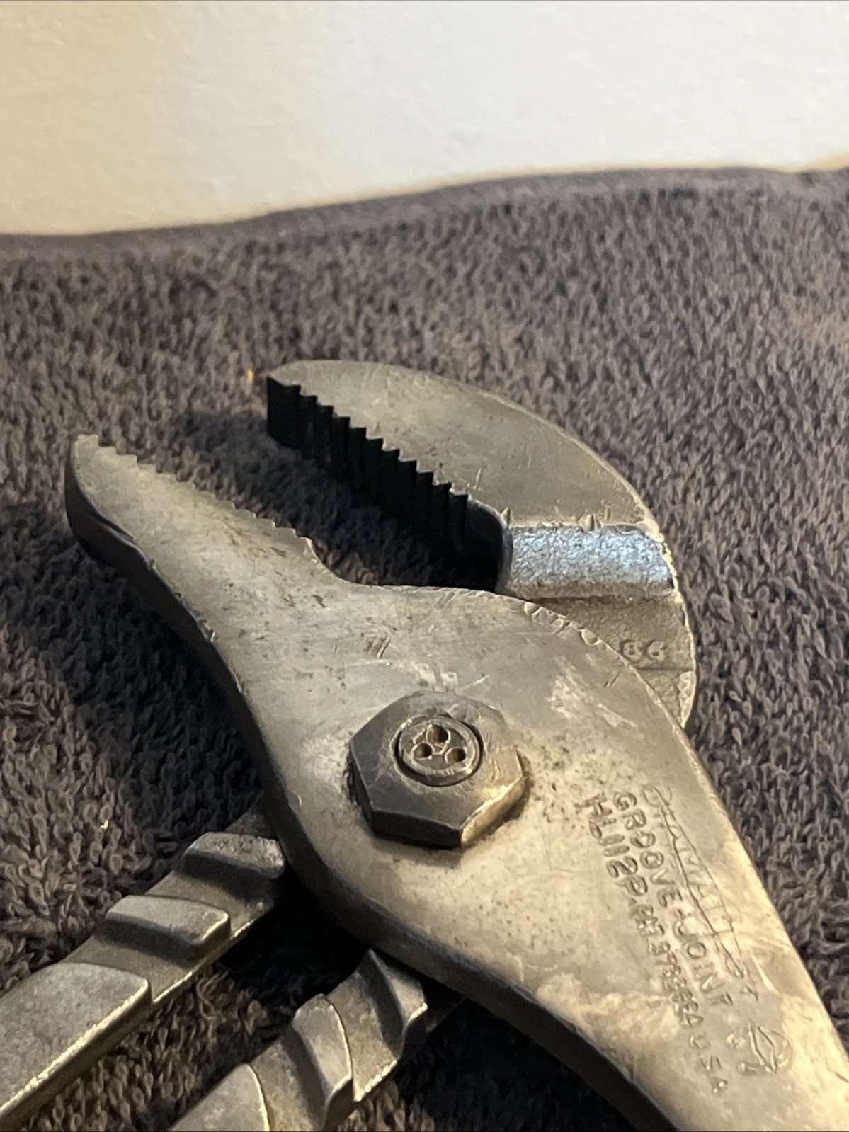 Vtg. Diamalloy & Diamond Pliers HL110P HL112P & 8″ Slip Joint