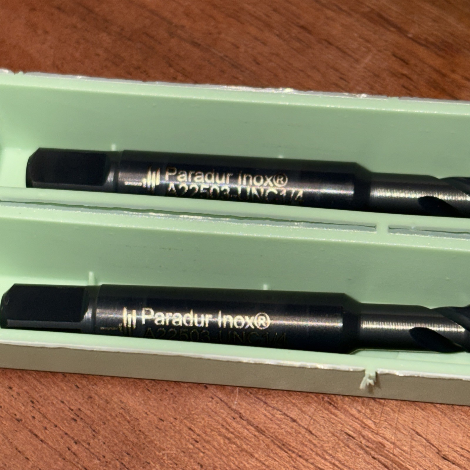 PWZ 1/4-20 UNC SPIRAL FLUTE TAPS A22503 Made in Germany 2 Pcs