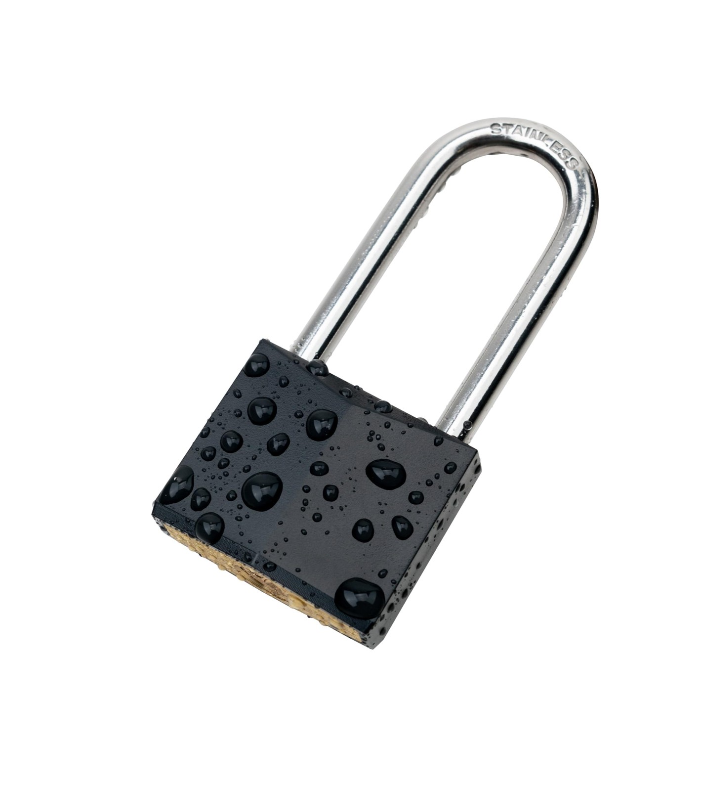 12-Pack Keyed Alike Locks, Black Covered Brass Keyed Padlock with Stainless S…