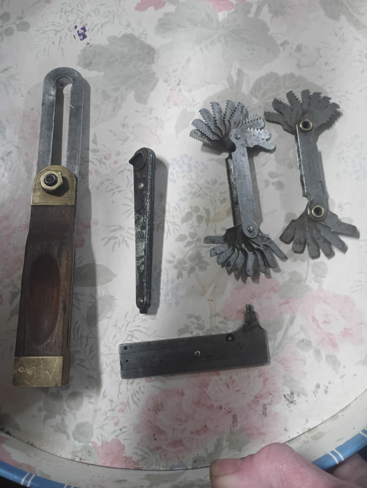 Lot 5 MINI Measuring Tools Slide Caliper 425 Stanley Sliding T-bevel Craftsman +