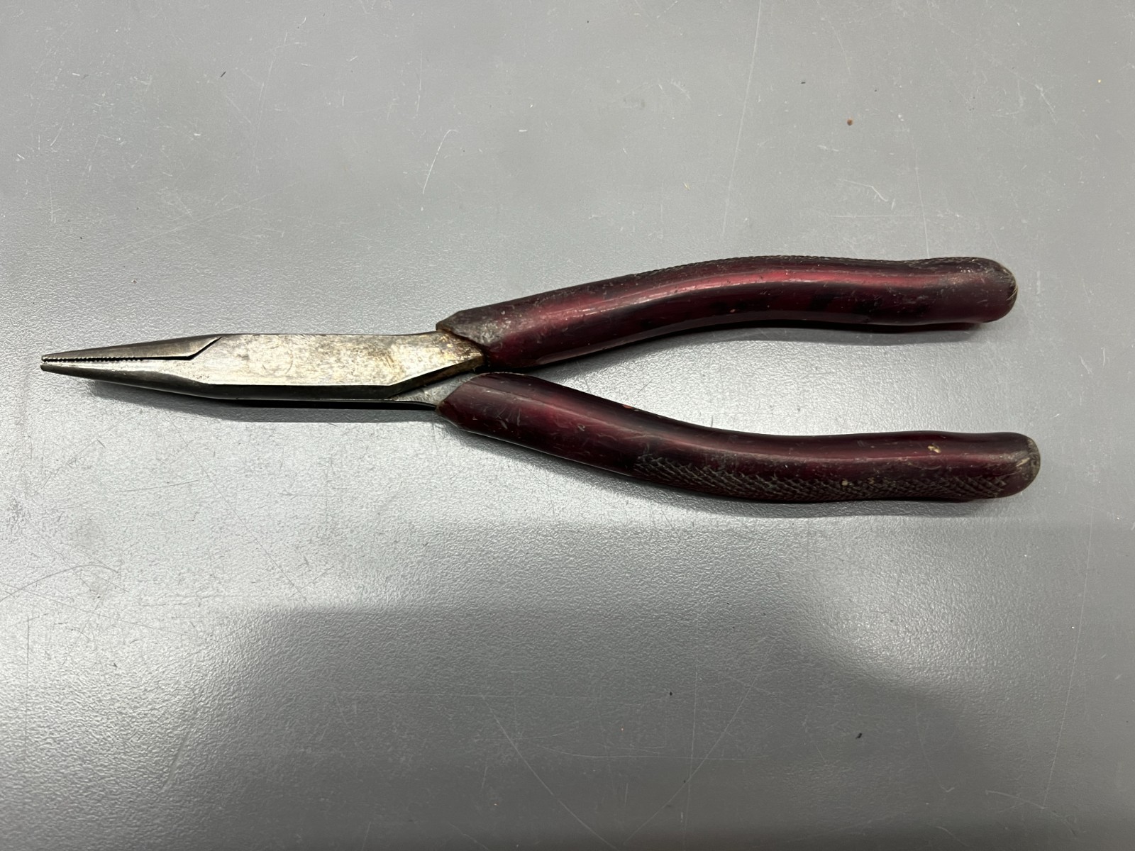 (l) VINTAGE CRAFTSMAN 4505 LONG REACH POINTED NOSE PLIERS – VGC – USA