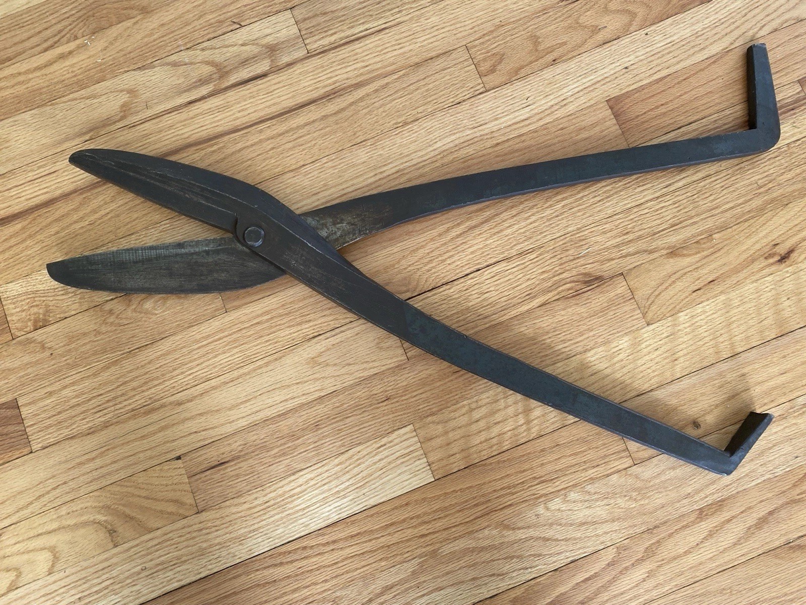 VINTAGE PECK STOW & WILCOX 29 INCH TINSMITH BENCH SHEARS – VERY GOOD COND