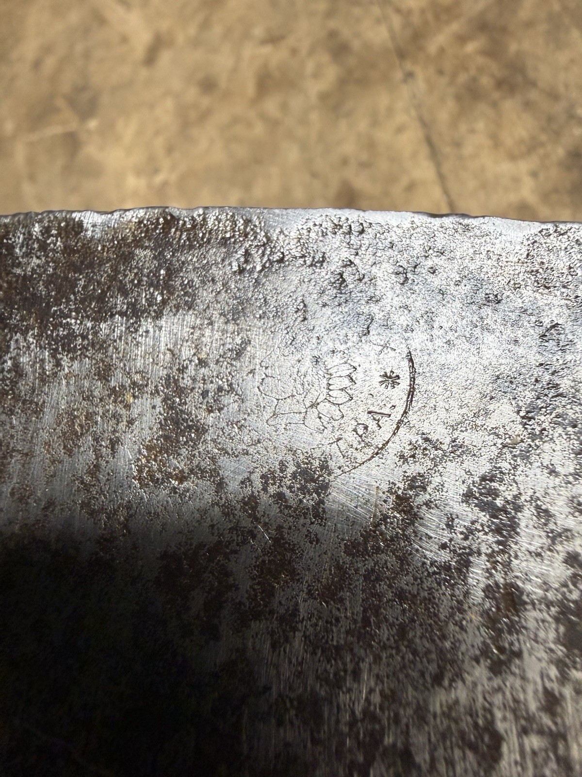 Vintage Rare 5 Lb Axe Marked Underhill Edge Tool Co Glassport PA Wood Handle USA