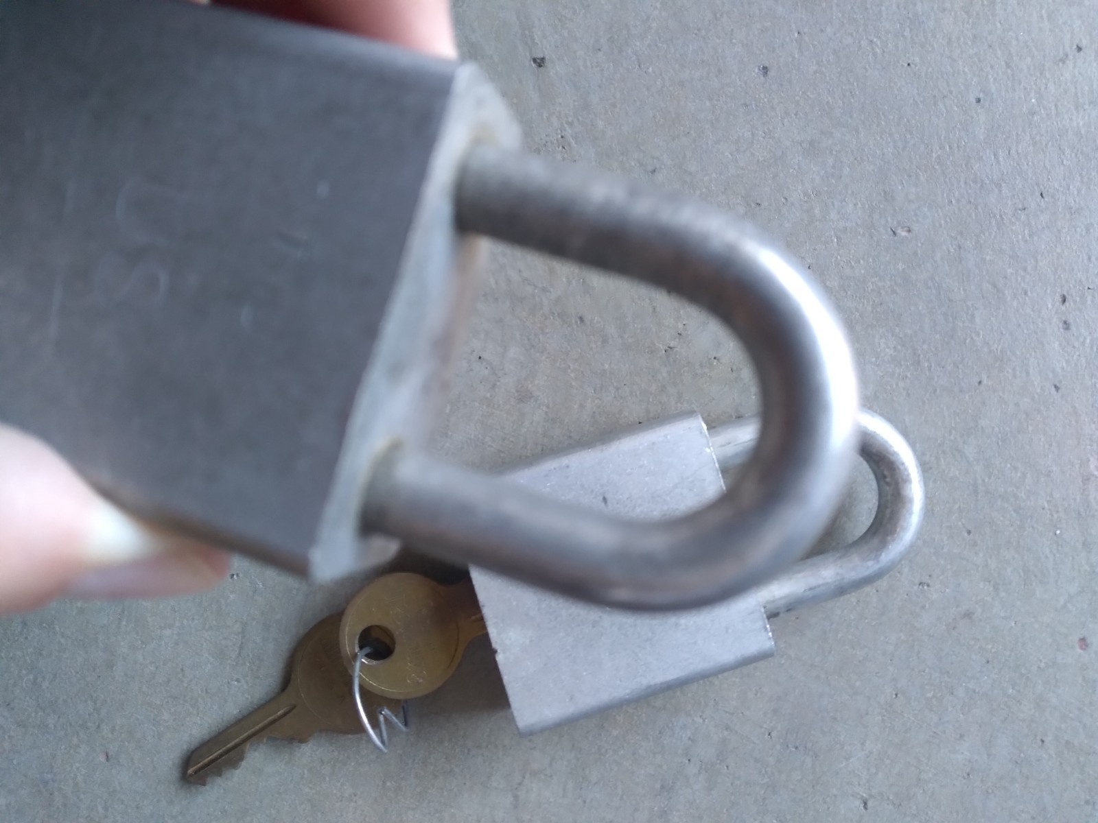 Series 200 American Pad Lock Harden USA x 2 with Keys Vintage