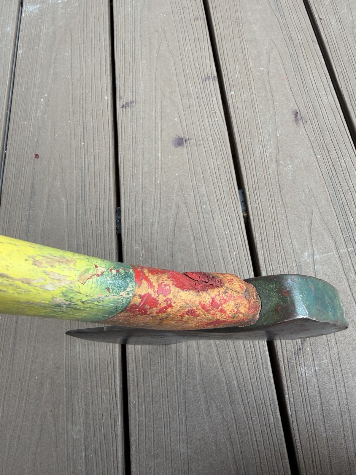 Vintage True Temper Kelly Works Michigan Pattern Axe 33.5” Original Handle