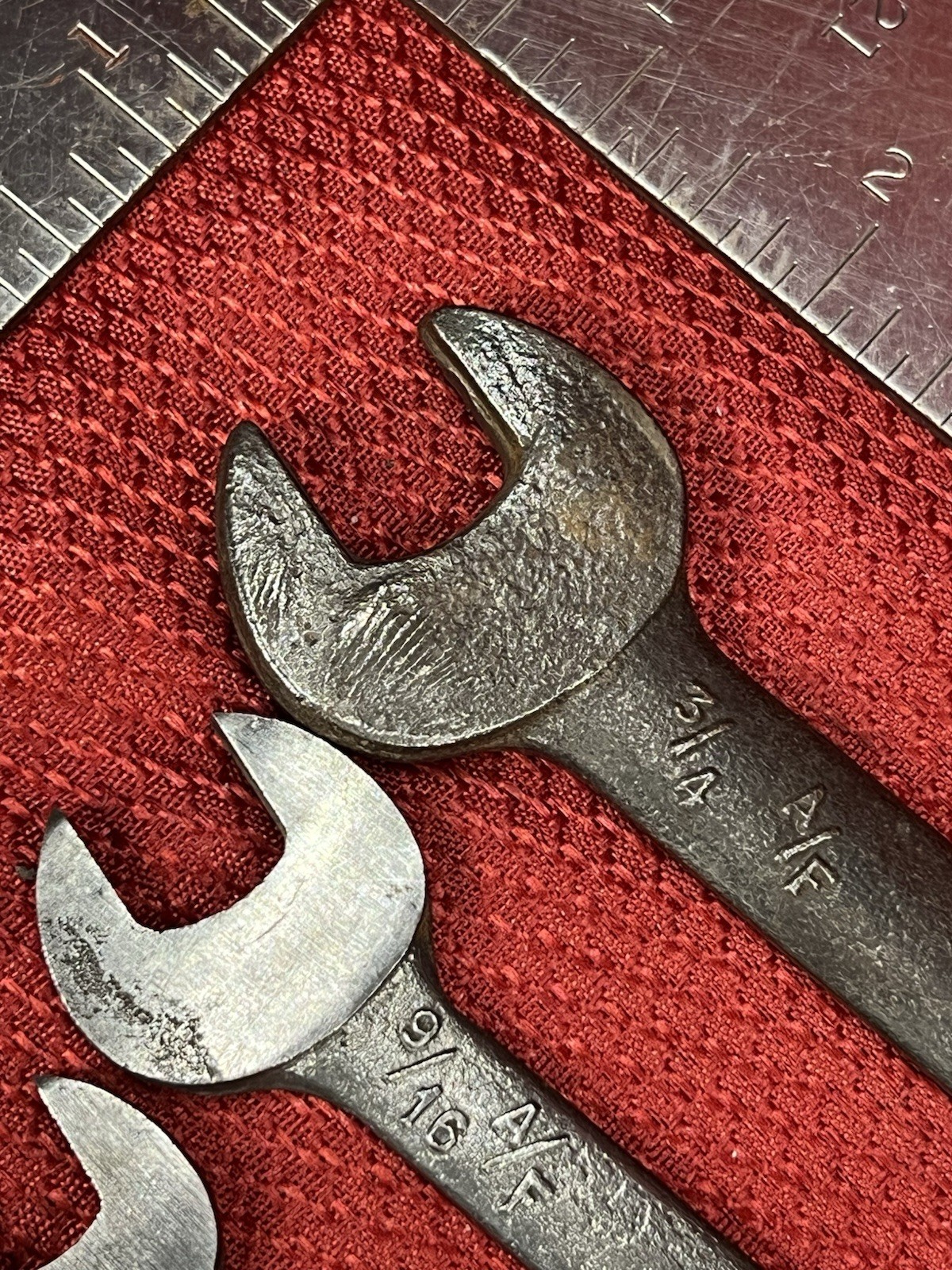 VINTAGE Jaguar T/W SPANNER SET XK140 XK150 XKE ETYPE MK TOOLKIT Tool kit Wrench