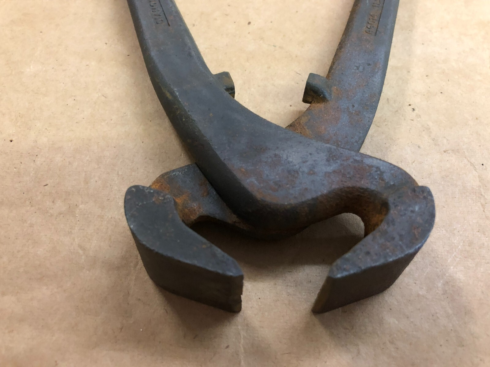 Vintage 14″ Diamond Tool GG014 End Nipper Pliers Made in USA Blacksmith Farrier