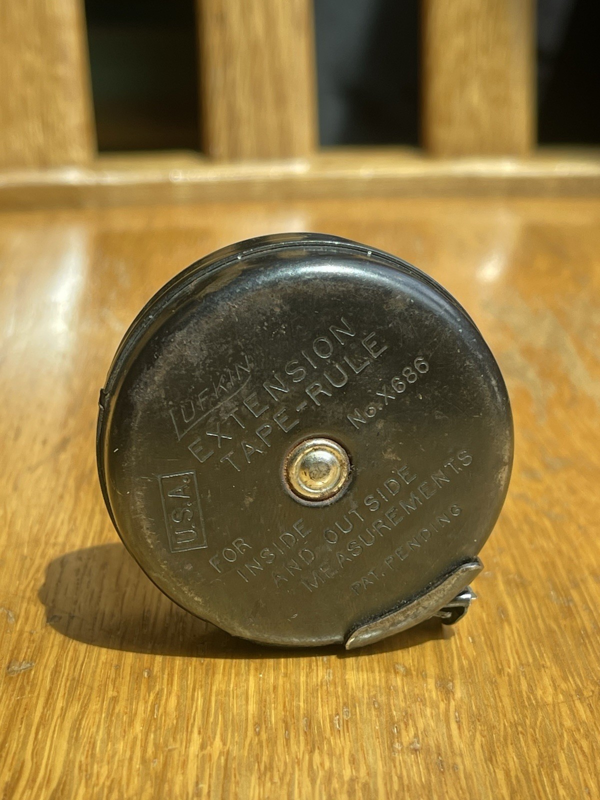 VINTAGE LUFKIN EXTENSION TAPE RULE CO NO. X686 TAPE MEASURE 6 FT MADE IN USA