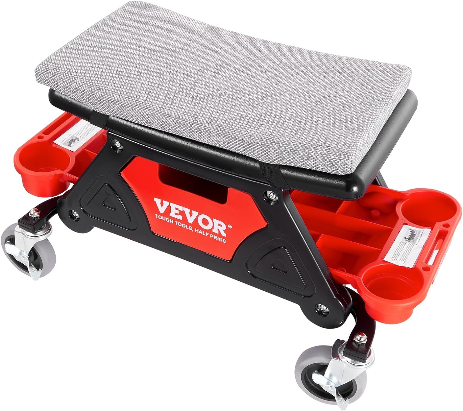 Mechanic Stool 300 LBS Capacity Garage Stool Gift for Men,Rolling Mechanics Seat