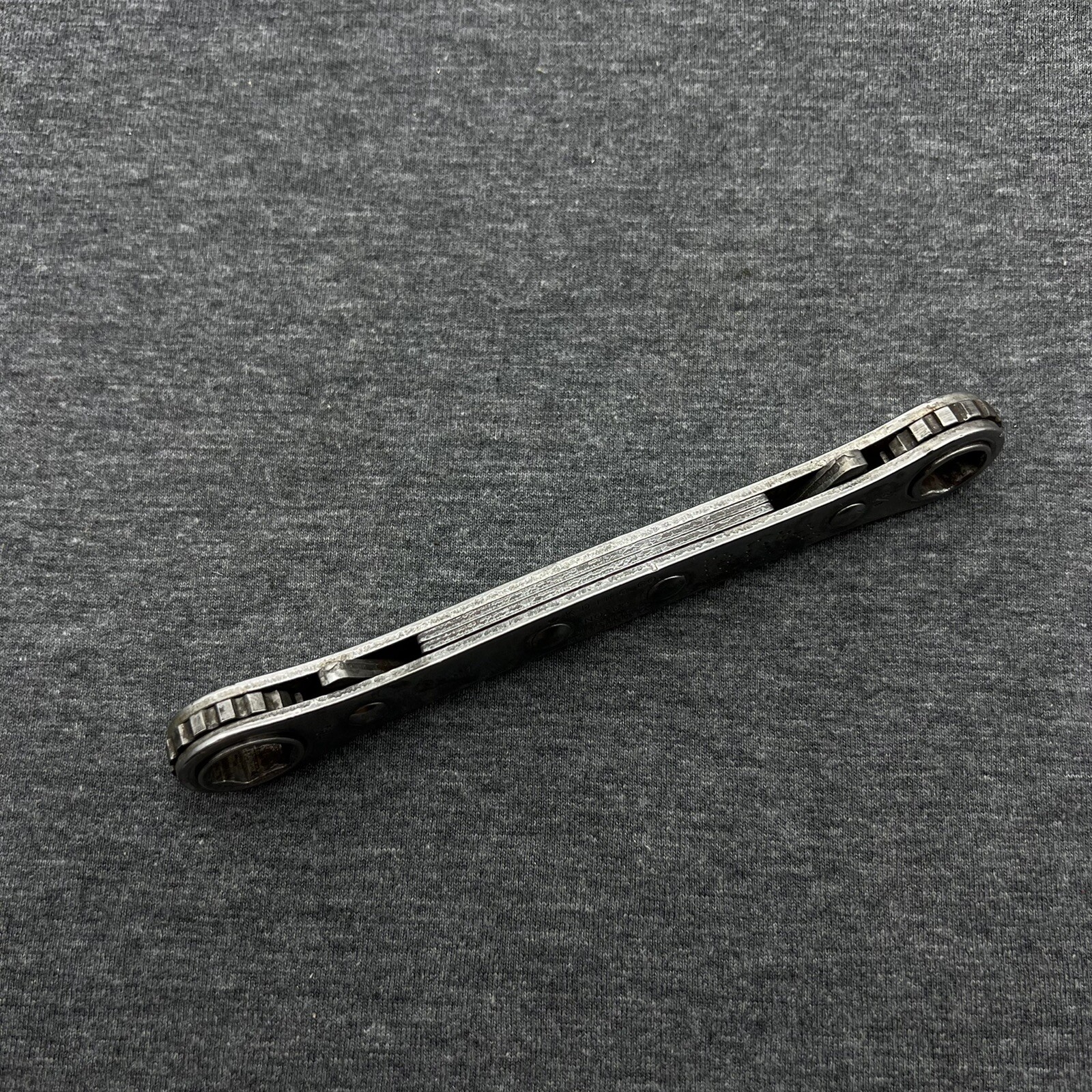 Vintage K-D 3/8″ x 7/16″ Ratcheting Box Wrench 6 Point No.62 USA