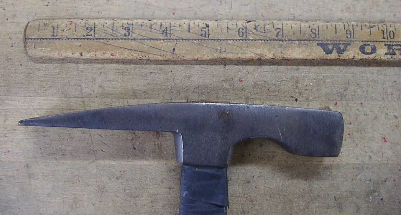 Vntg Stanley 431-1/2A,24oz. Masons Hammer,Geologist,Rockhound,7-15/16″ Head,VGC