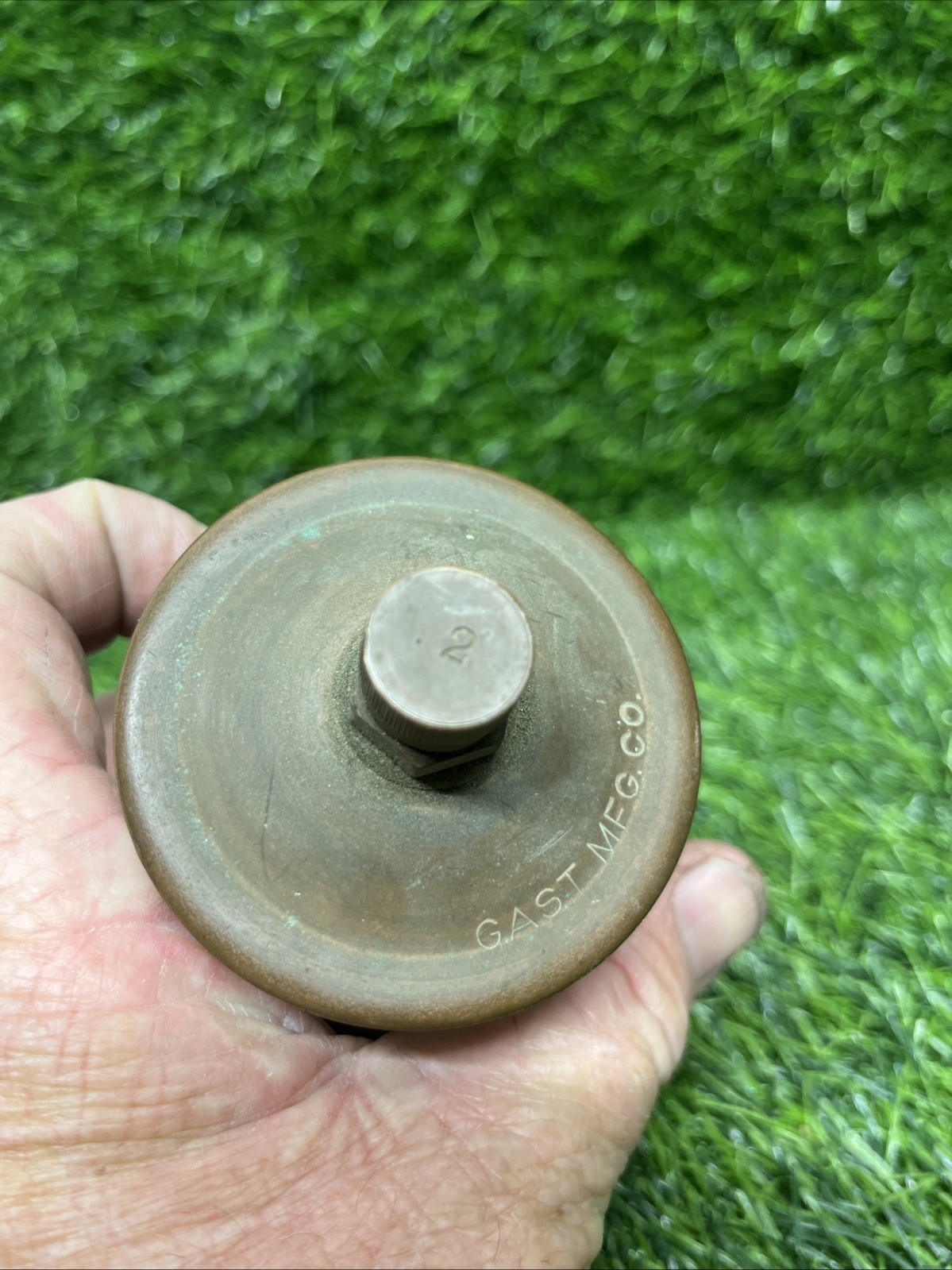Vintage Brass GAST Mfg Co #2 Oiler Lubricator Hit & Miss Engine Z2