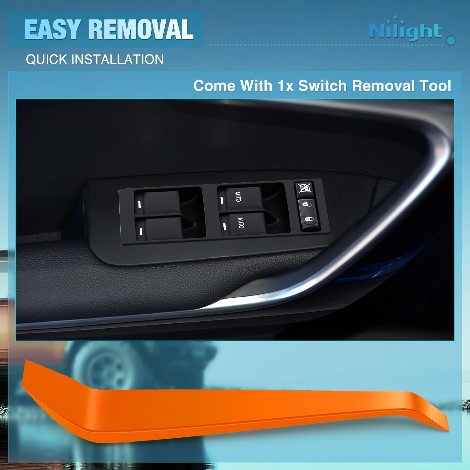 Nilight Power Window Switch for 2007-2010 Jeep Commander/Chrysler 300 | for 2…
