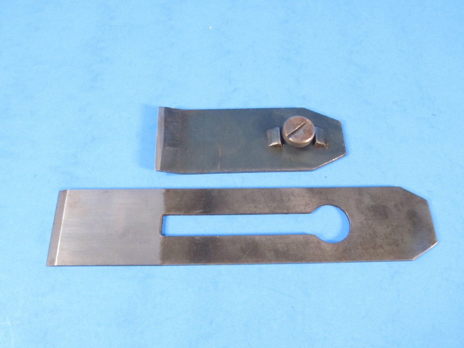 parts Weiss & Sohn Wien Austria 39mm wood plane iron blade cutter & chip breaker