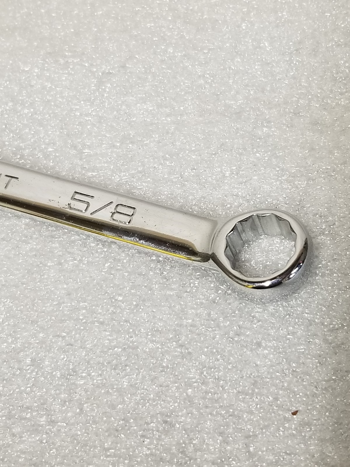 Wright 1220 Combination Wrench 5/8″ 12-Pt 8.5″-Long Chrome Finish Made in USA