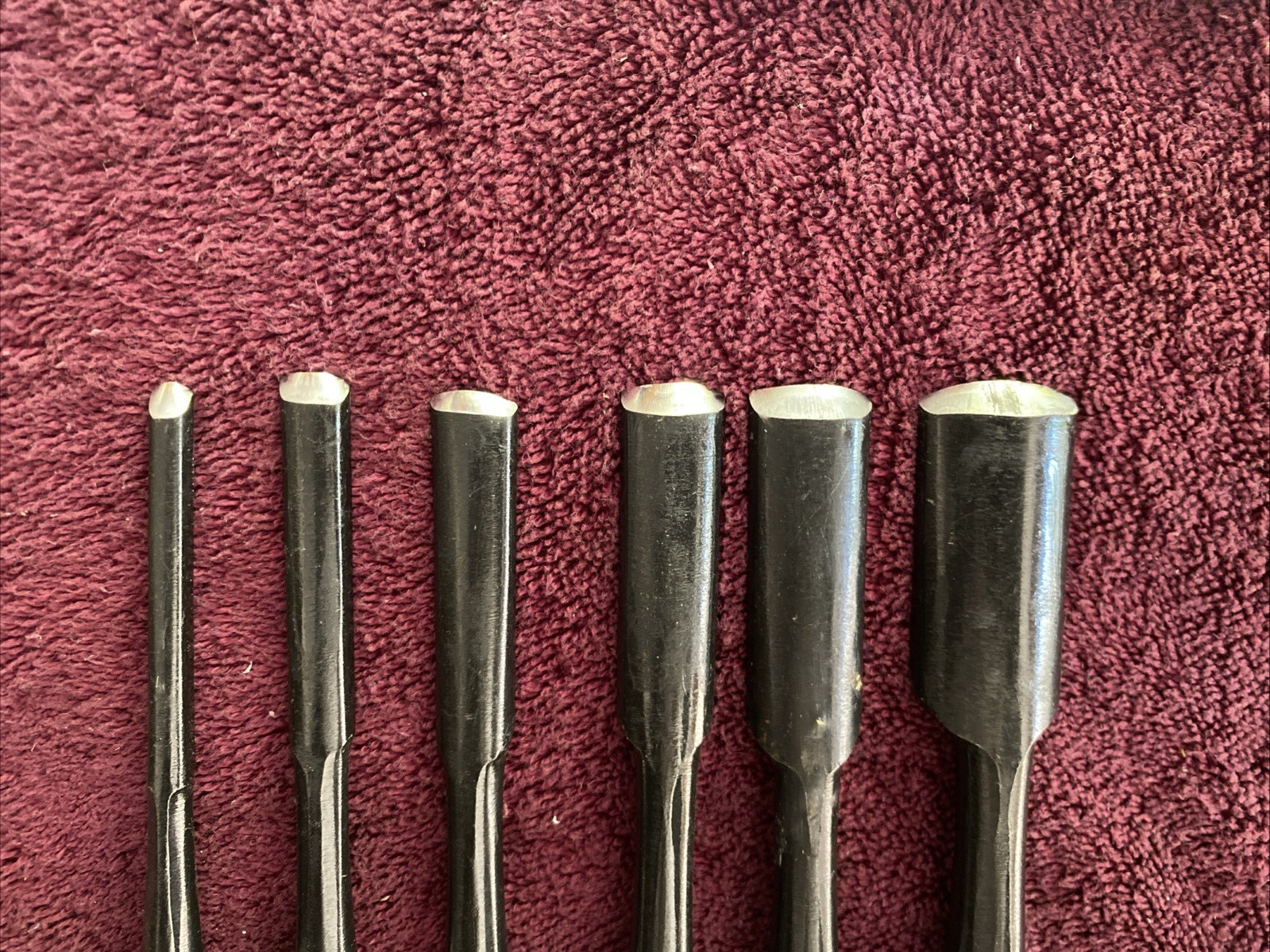 6pc Well Made Carving Chisel Gouge Set Unbranded