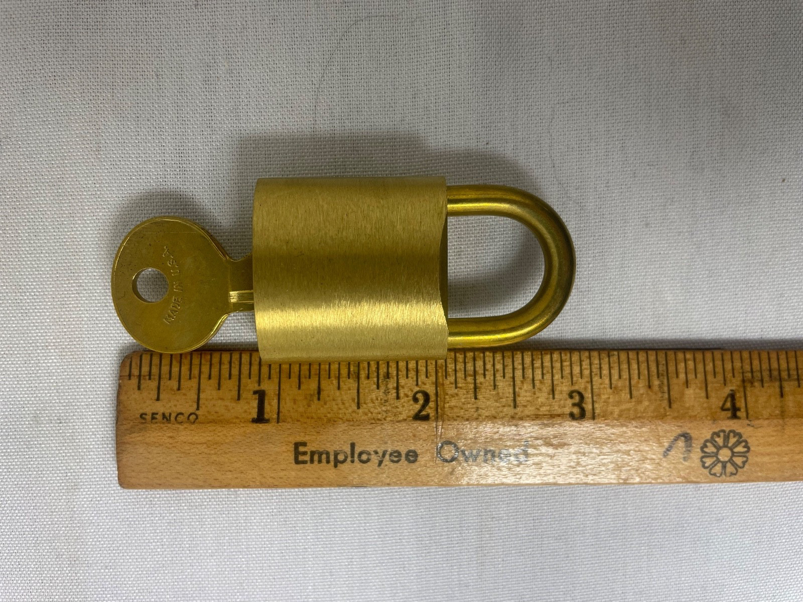 VTG NOS 12 WILSON BOHANNAN SOLID BRASS PADLOCKS All KEYED ALIKE