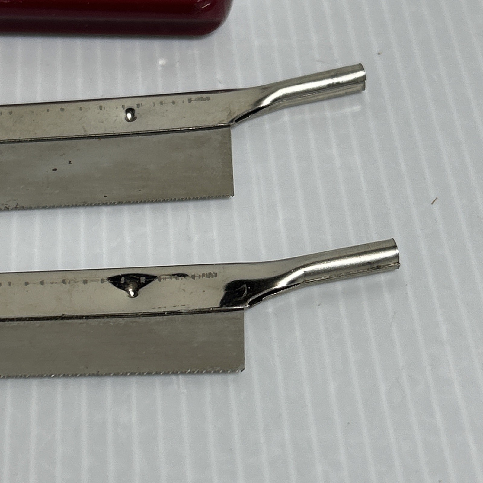 X-acto Xacto Razor Saw Set 1 Handle 2 Blades 34 & 35 No. 53-ST Vintage USA