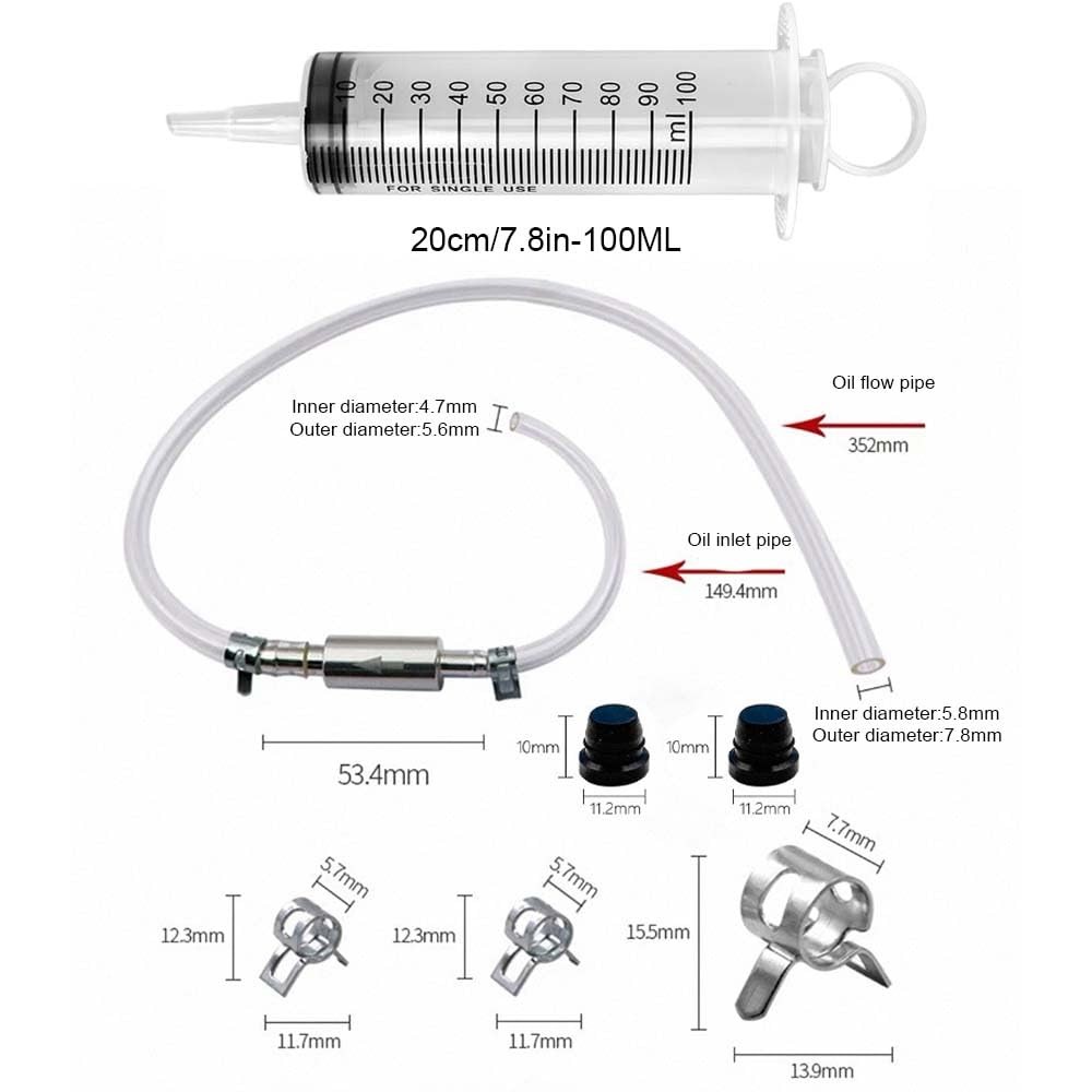 Brake Bleeder Hose Kit,Universal Break Bleeder Kit Car Accessories for Car Mo…