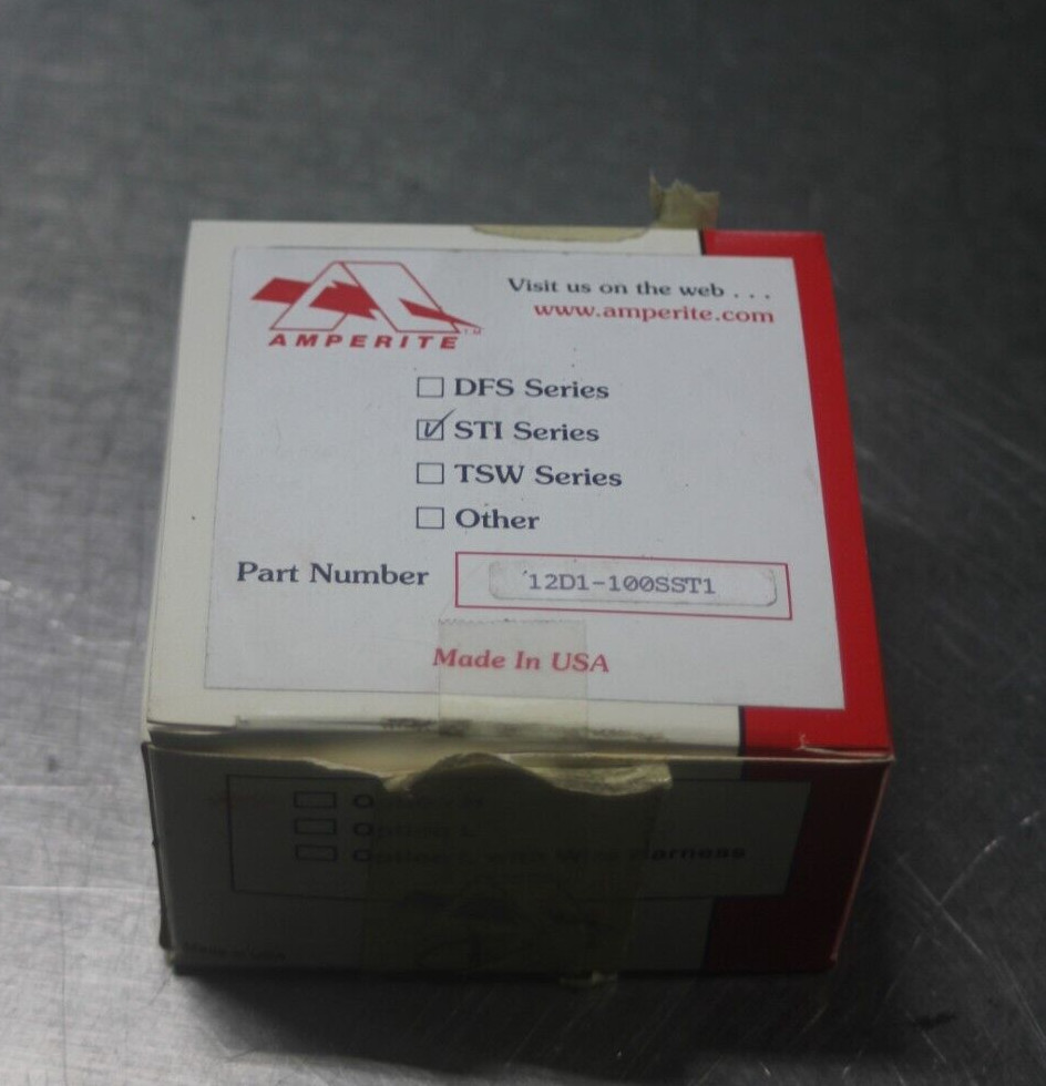 Amperite Time Delay Solid State Relay Panel 12D1-100SST1