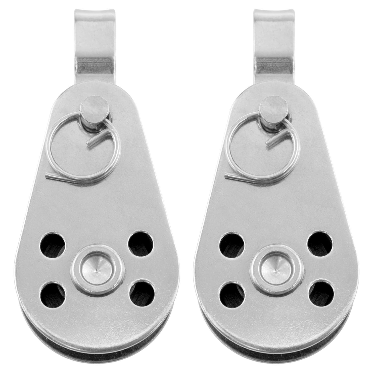 Marine Pulley 25mm Single Pulley Set 316 Stainless Steel Nylon Cable Tug Rope…