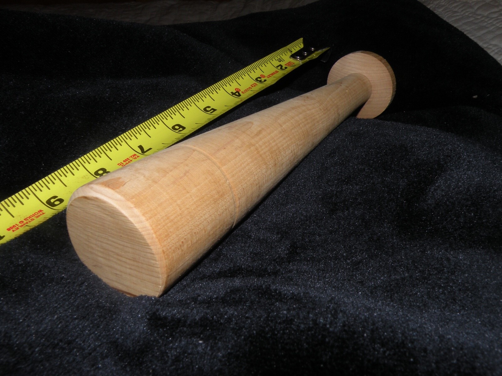 Handmade Maple Turned Mallet 4 Ounces, 9.25″ Long Bell Gong Drum Percussion Lot