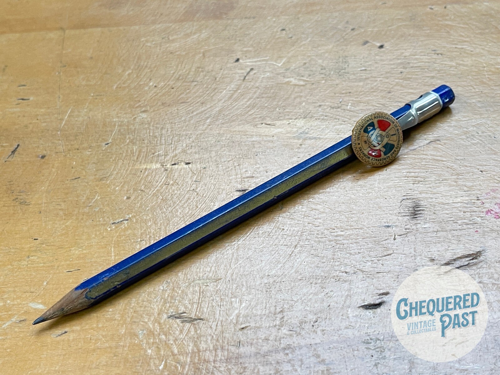 Vintage “Intl. Association of Machinists & Aerospace Workers” Pencil Topper Clip