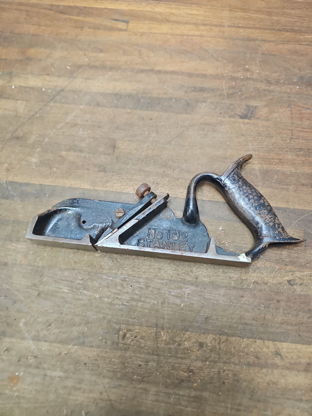 Q46- Vintage Stanley Rabbet Plane No. 192 no depth stop