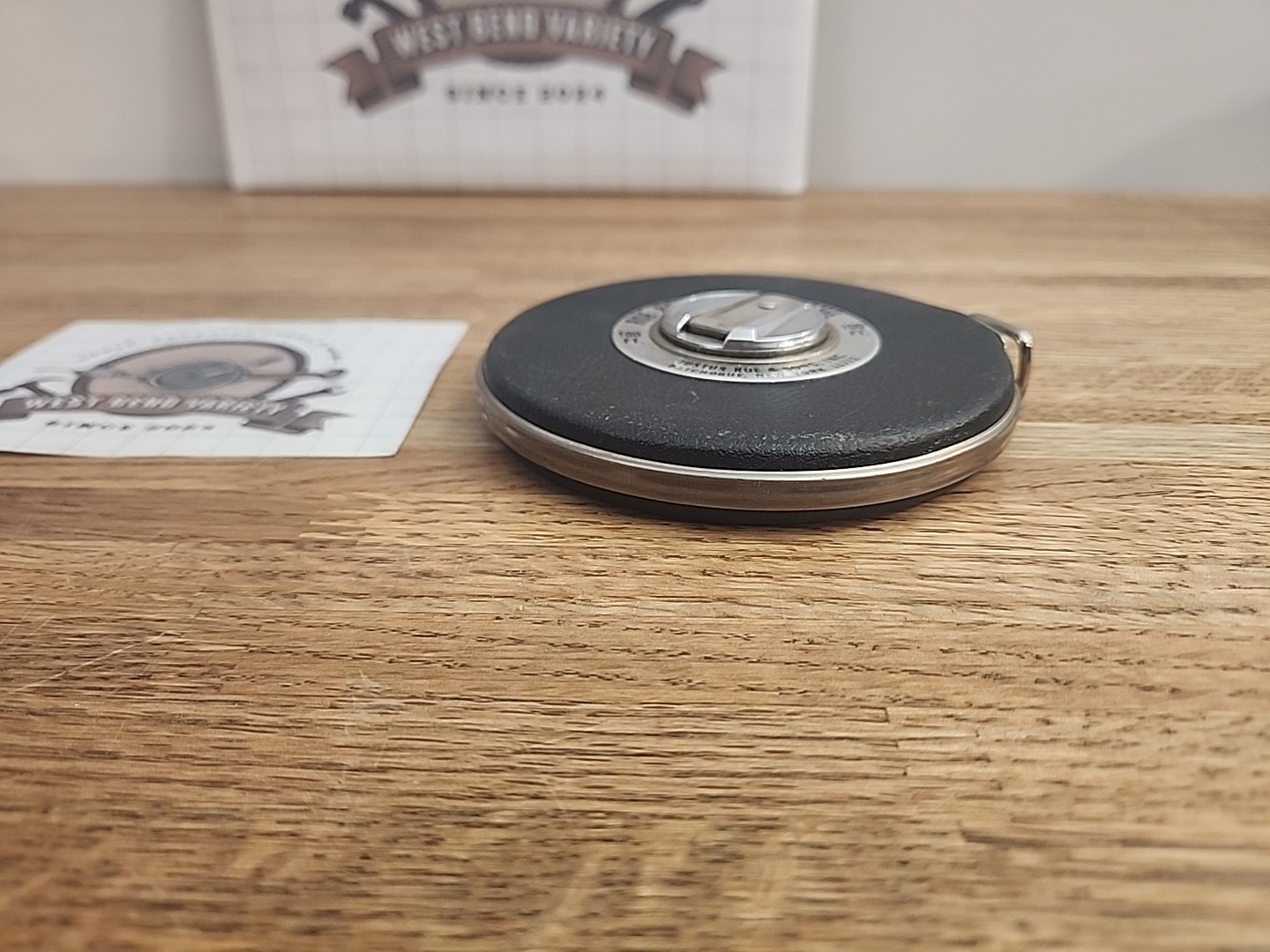 Vintage ROE PRECISION CHROME 100′ FT. Tape Measure Patchogue NY, SAE & METRIC