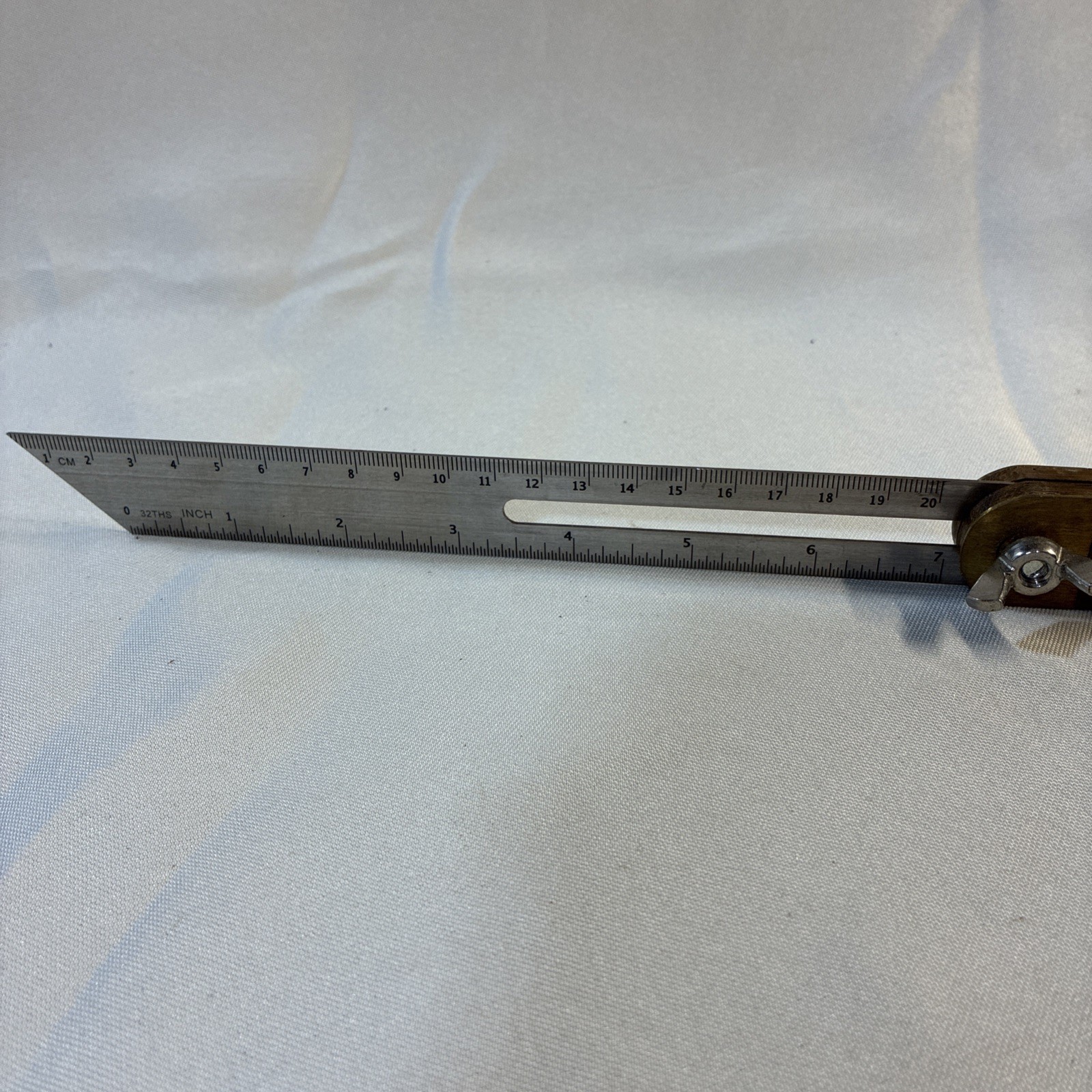 Swanson Tool 8 Inch Sliding T-Bevel Brass Bound Hardwood Handle