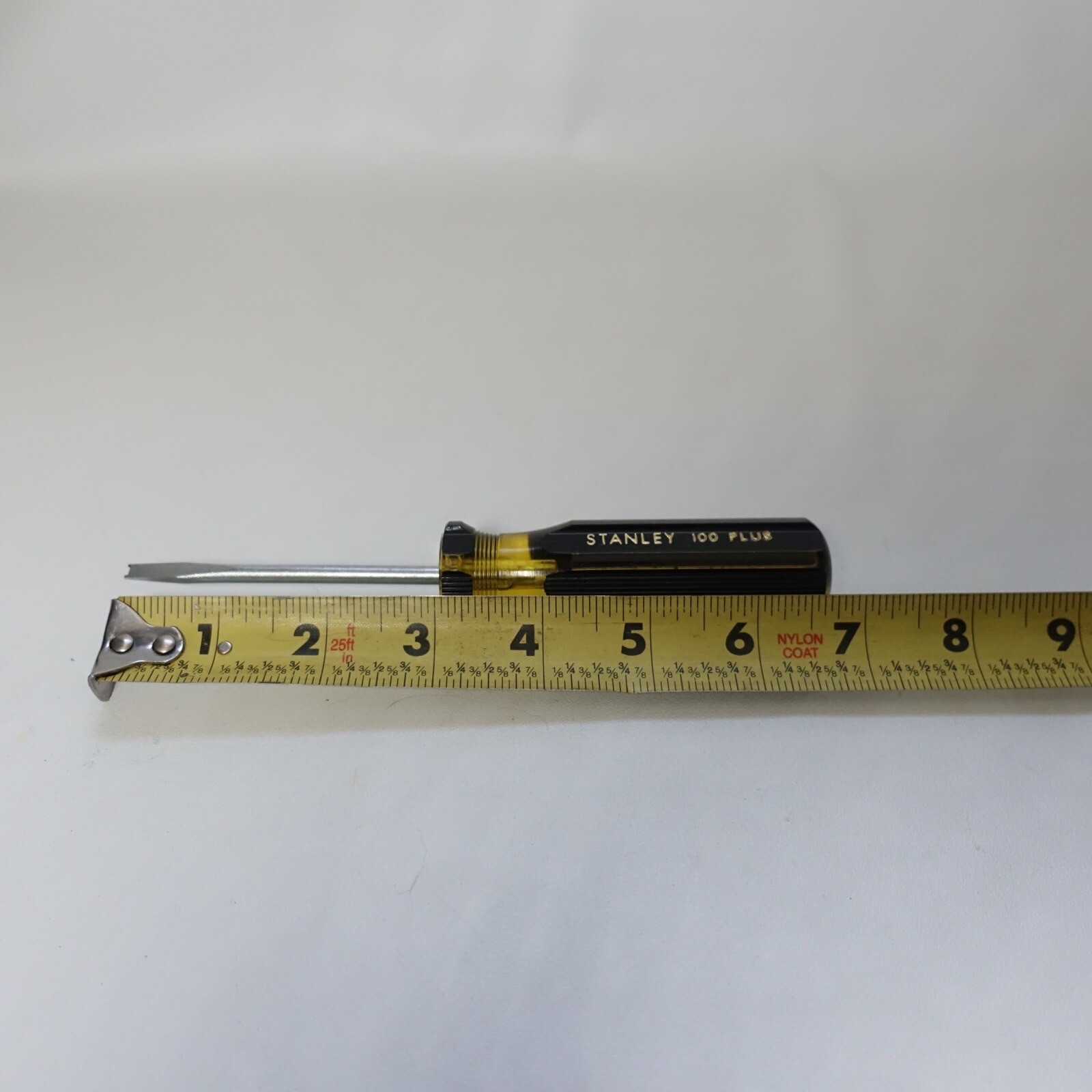 Vintage Stanley 100 Plus 66-183 U-type Flathead Screwdriver Made In USA