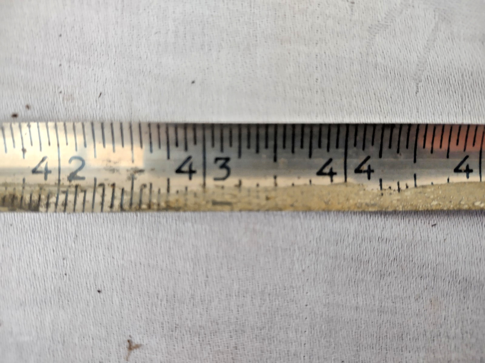 VINTAGE STEEL TAPE MEASURE IMPERIAL UNITS ONLY – 78 inches Marked Foriegn
