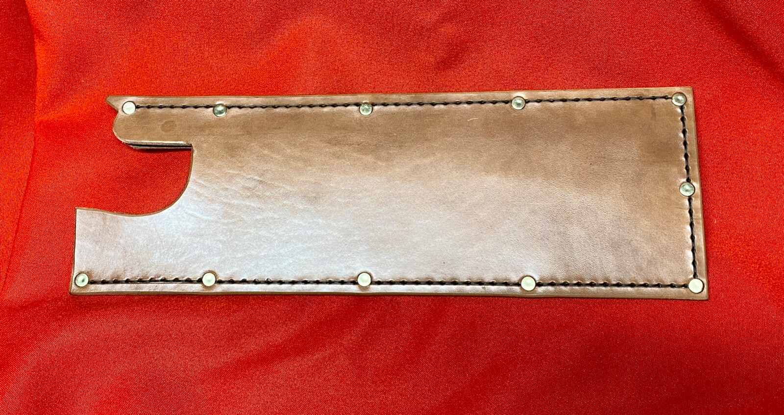Florip Tool Works 10″ Dovetail Saw Cowhide Saw Blade Cover Hand Made in USA