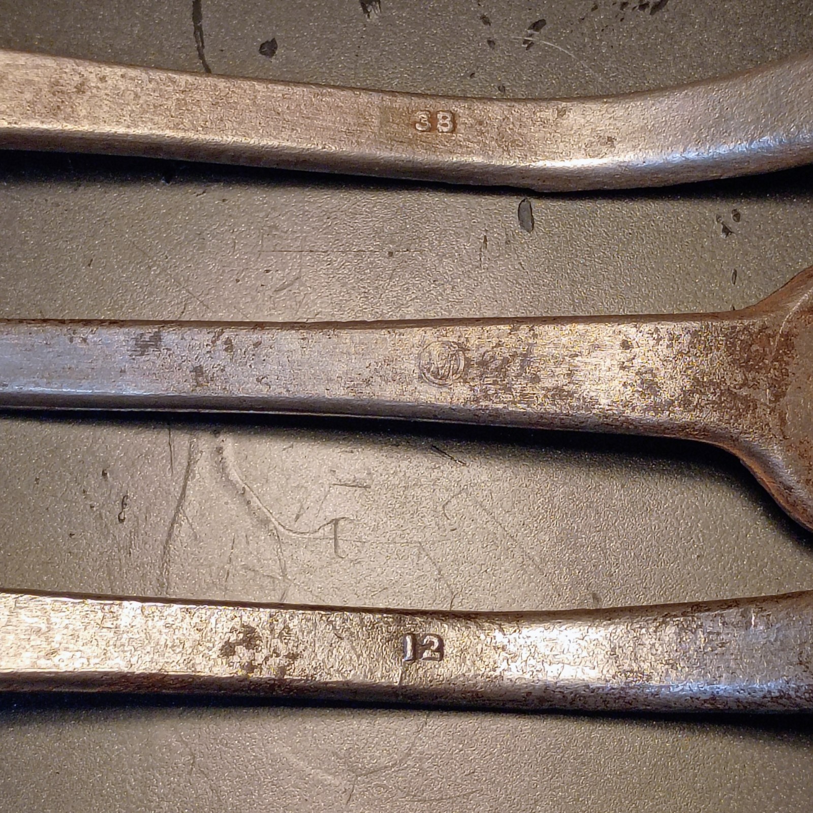 Set Of 3 Antique Early 1900s Ford S Curve Auto Wrenches Cleaned And Oiled