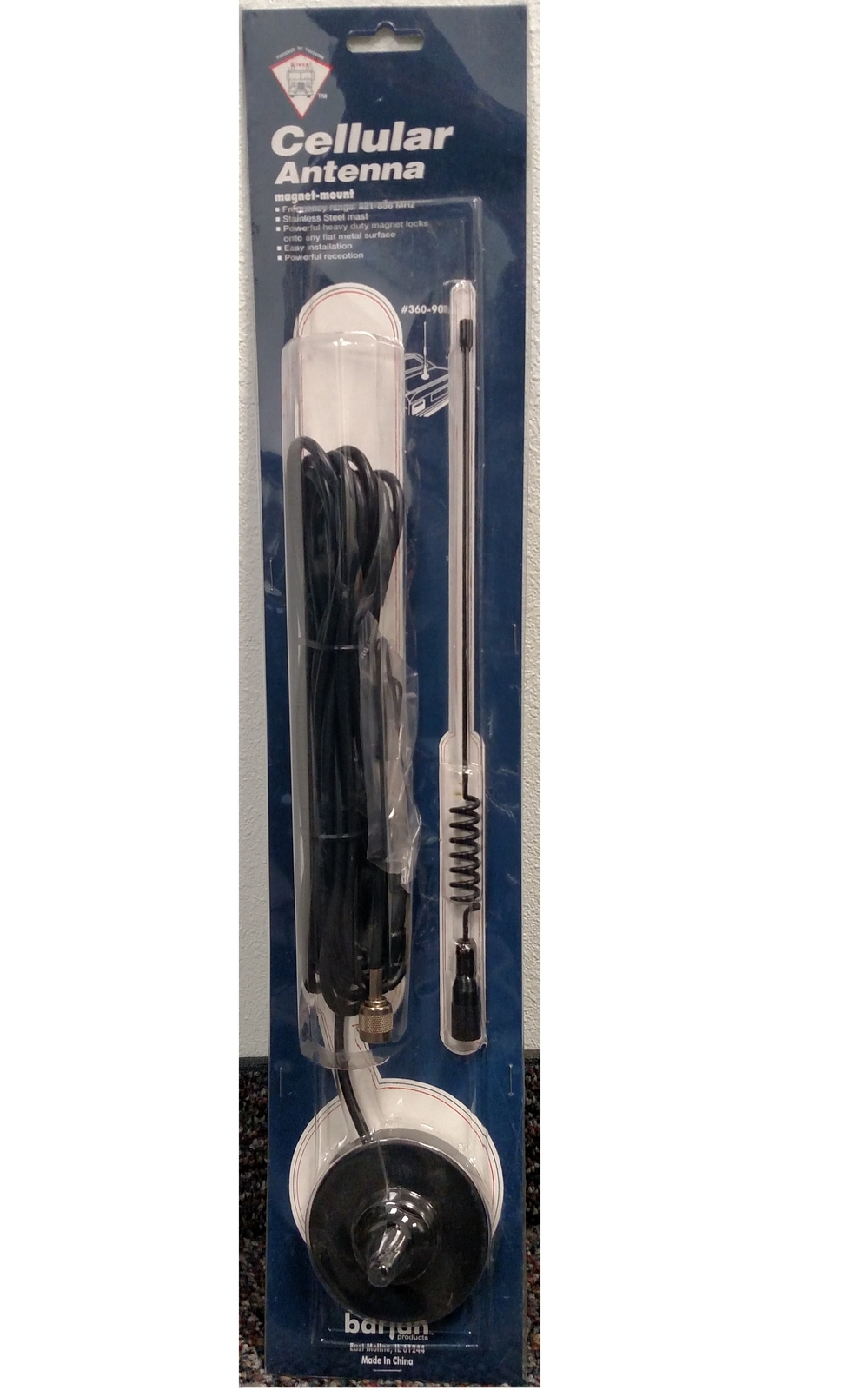 Barjan 360901 Mag Mount Cellular Antenna