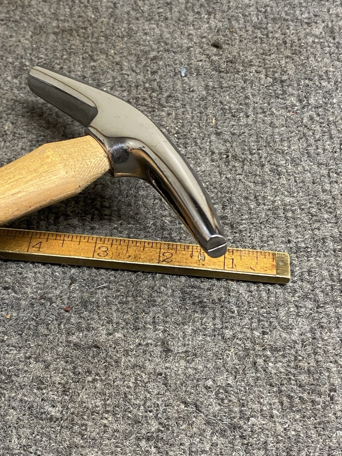 Vintage C S Osborne 12 Oz Tack Hammer With Tack Puller Polished Finish