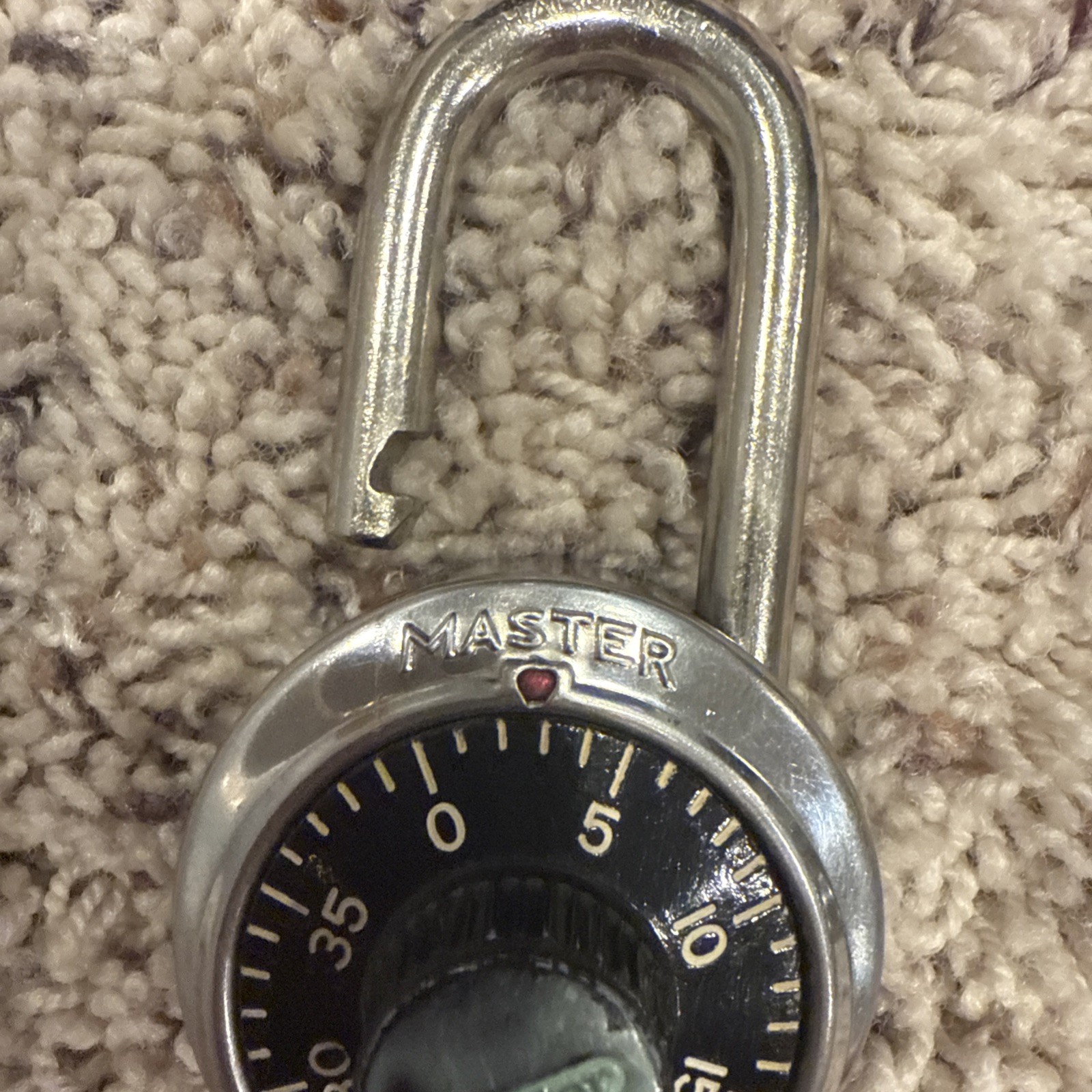 (2) Vintage MASTER Combination Lock Padlock With Combo Security Safety USA