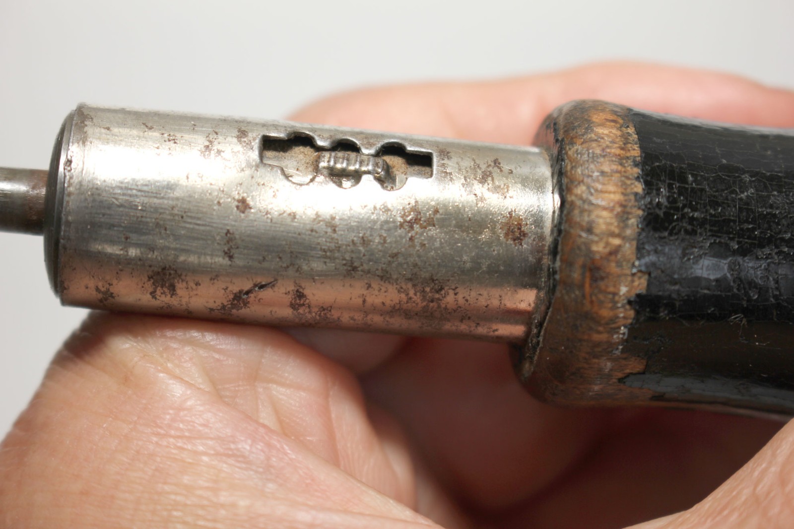 Vintage Ratcheting Flat Screwdriver. Made In US Zone, Occupied Germany Post WWII
