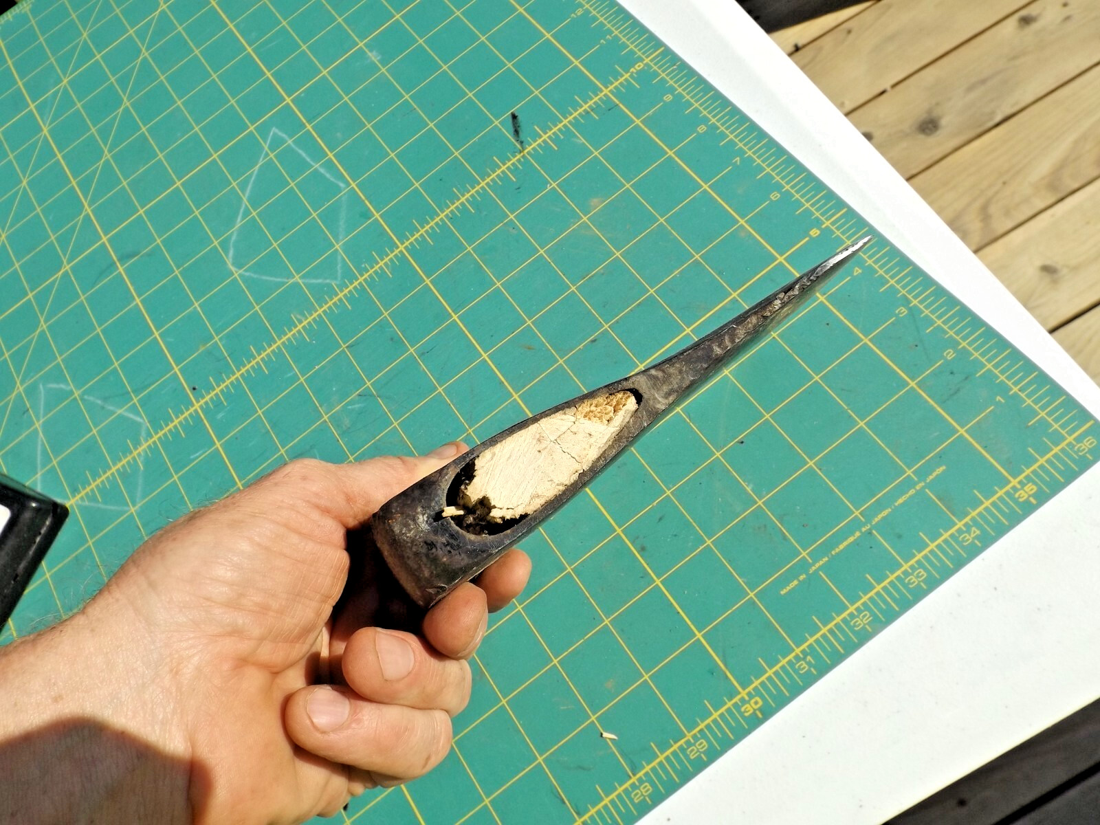Vintage Plumb # 3 single Bit Camping Axe 3.1 pounds