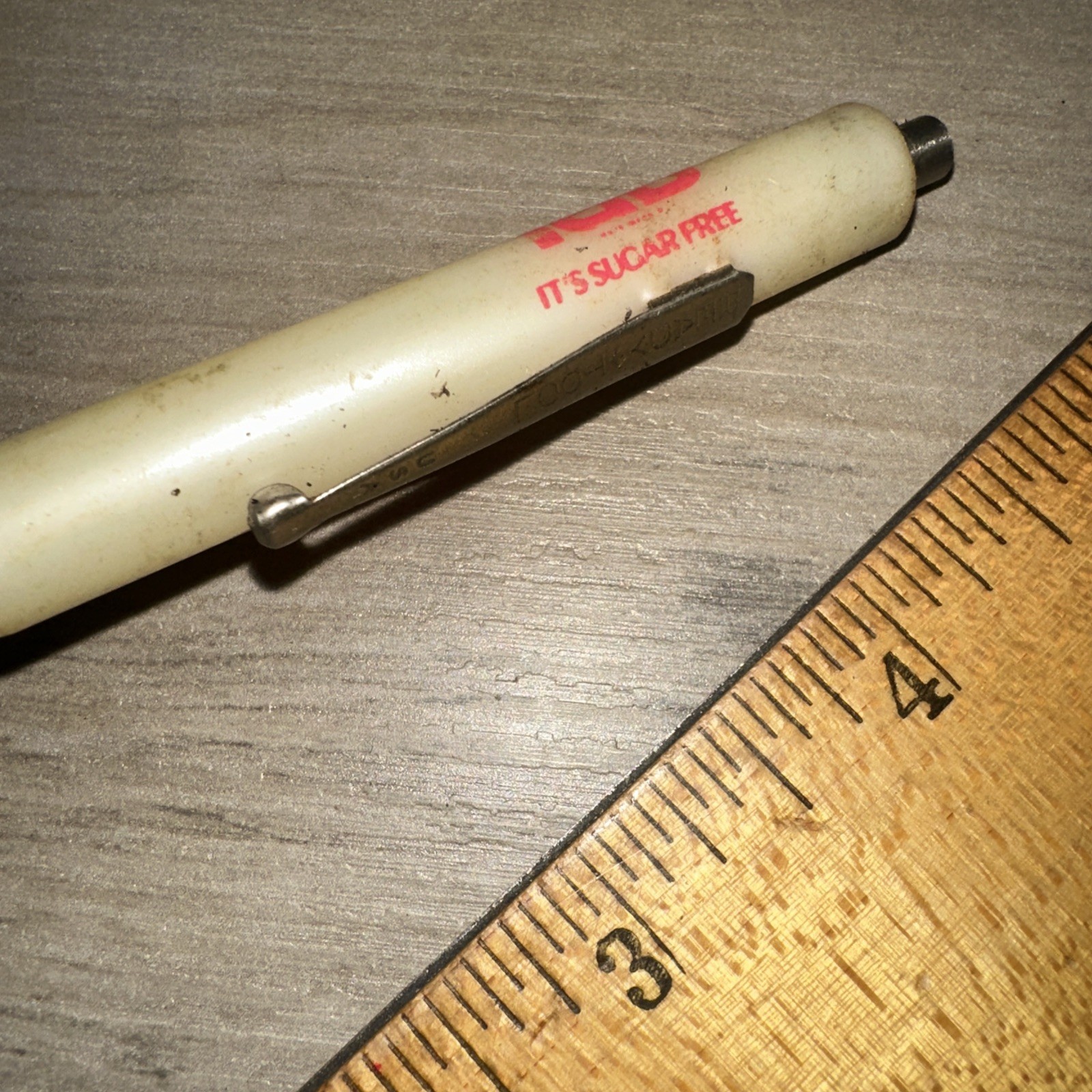 Vintage Coke Mini Flathead Screwdriver Pocket Clip Magnet Top. Tab Sugar Free