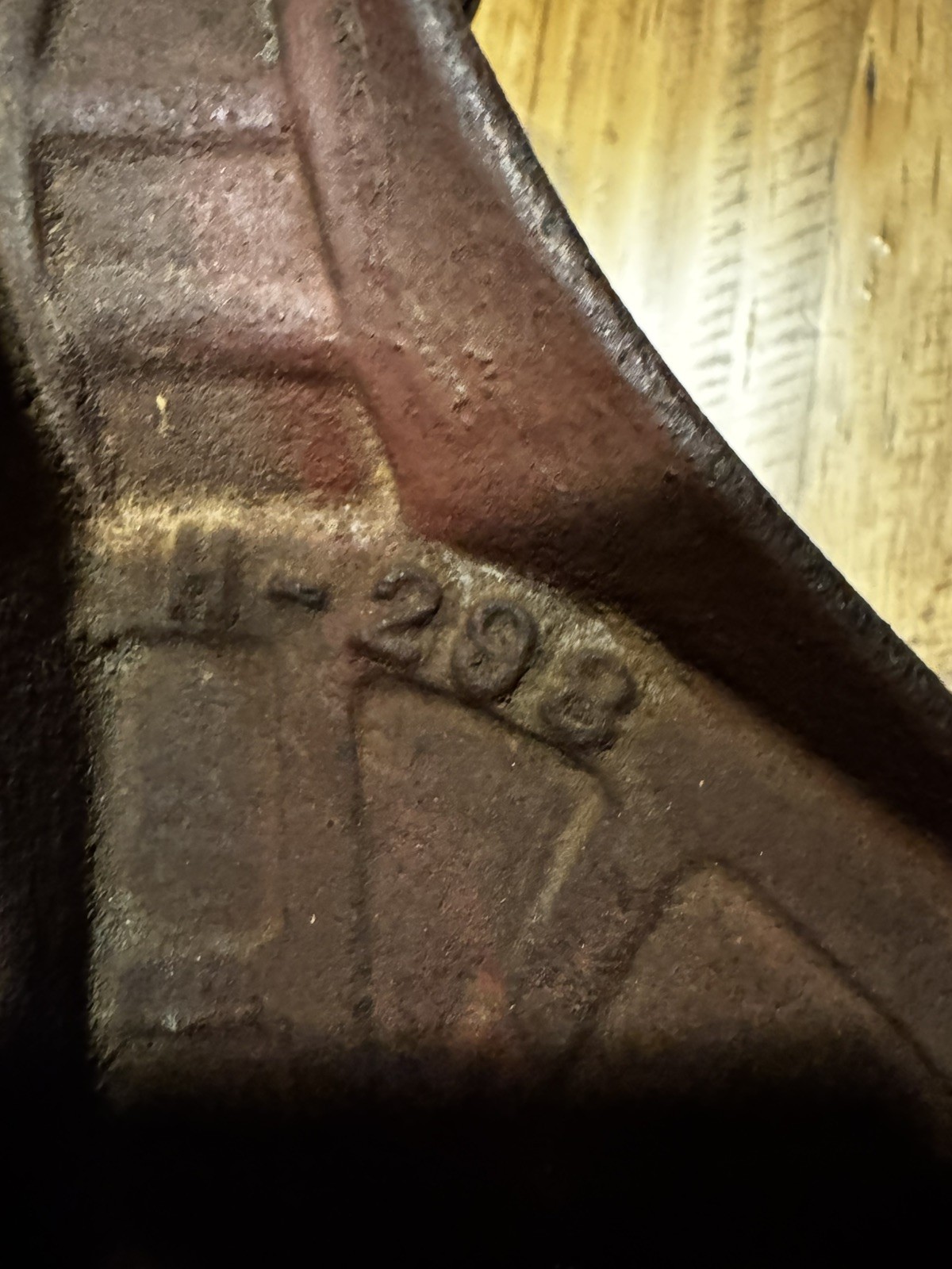 Vintage Antique Cast Iron Wood Hay Barn Rope Pulley Myers Ok H-298