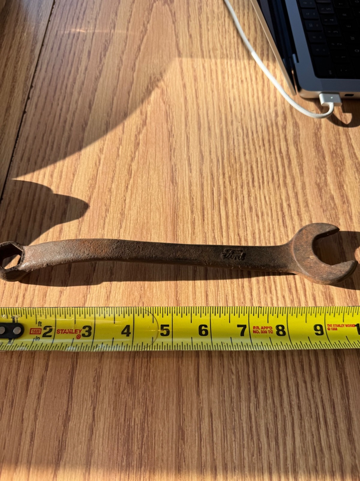FORD USA MODEL T OFFSET COMBINATION WRENCH SPARK PLUG CYLINDER M 2
