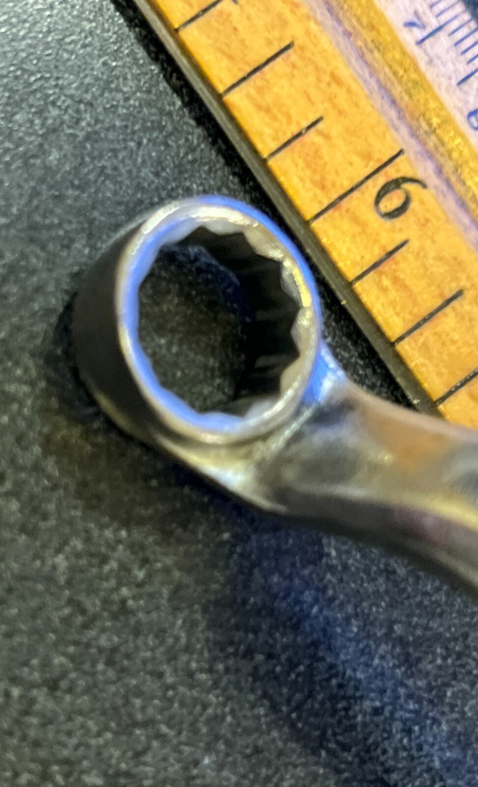 INDESTRO SUPER 731 OFFSET BOX WRENCH 9/16″ X 5/8″ 12 point QUALITY VINTAGE USA