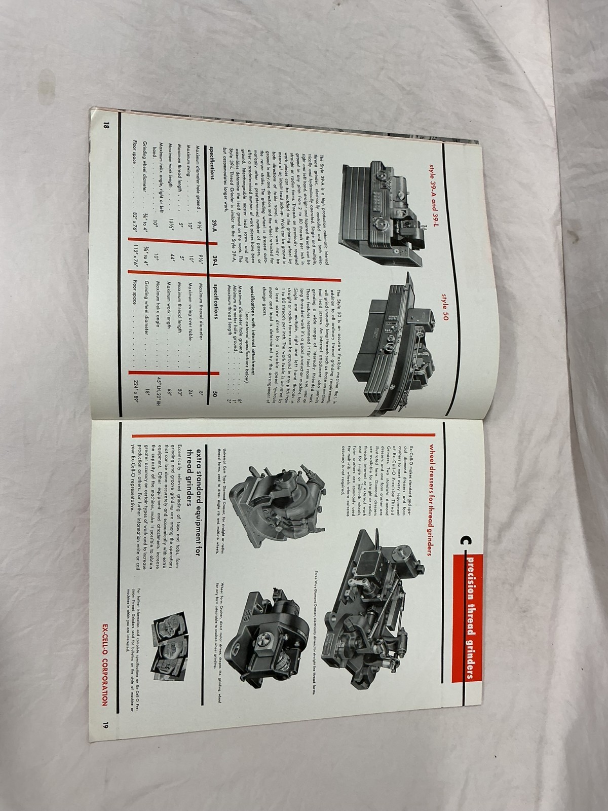1949 Vintage Ex-Cell-O XLO Corporation Dairy Equipment Pure-Pak Catalog #27281 D