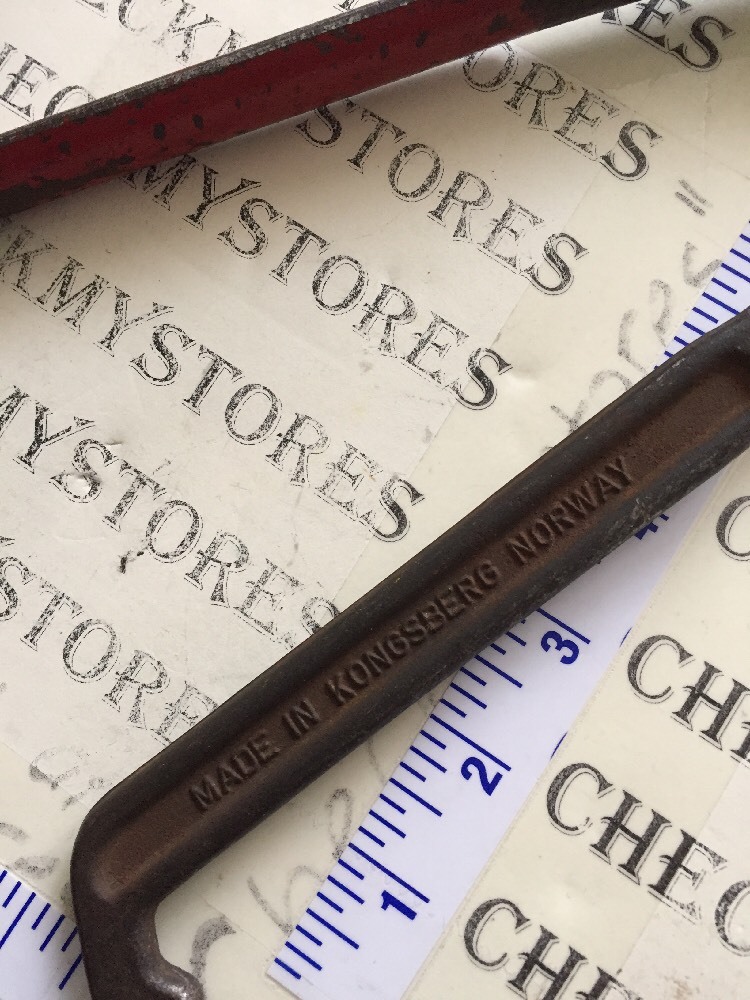 Vintage SAFEWAY STRAP CUTTER made in Kongsberg Norway Alloy Steel