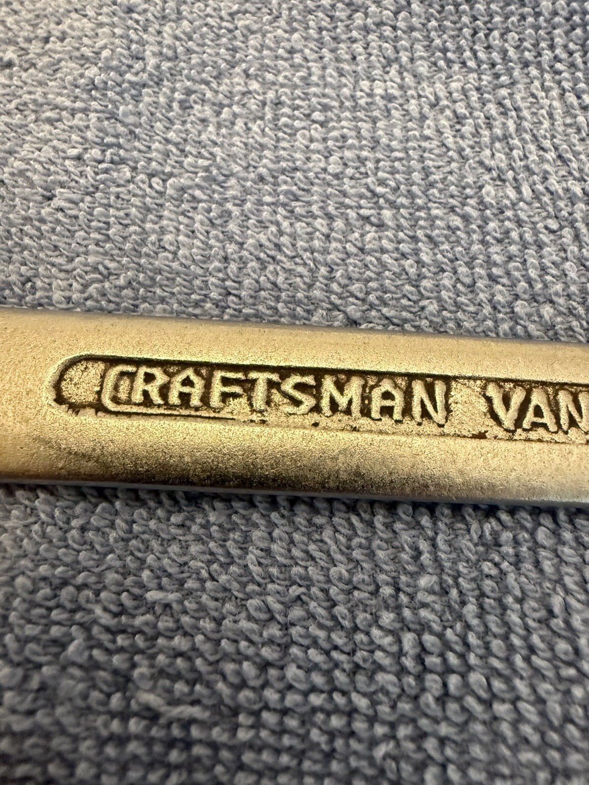 Craftsman Vanadium CI underline logo Forged in USA Open End Wrench 1729 3/4 5/8