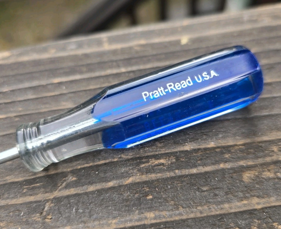 Vintage Pratt-Read #0 Phillips Screwdriver 82245 5 1/4″ Overall Length, USA