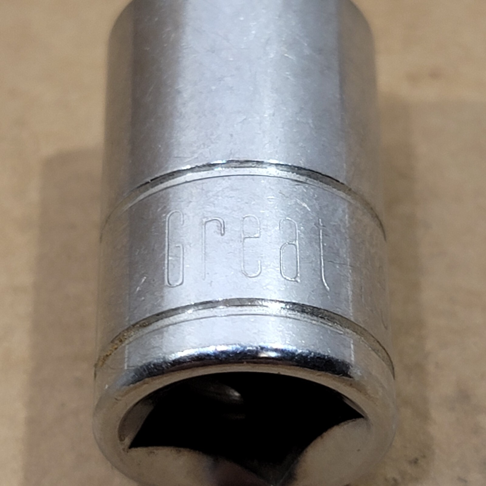 Vintage Great Neck 7/16″ Socket 6 point 3/8″ Drive Taiwan