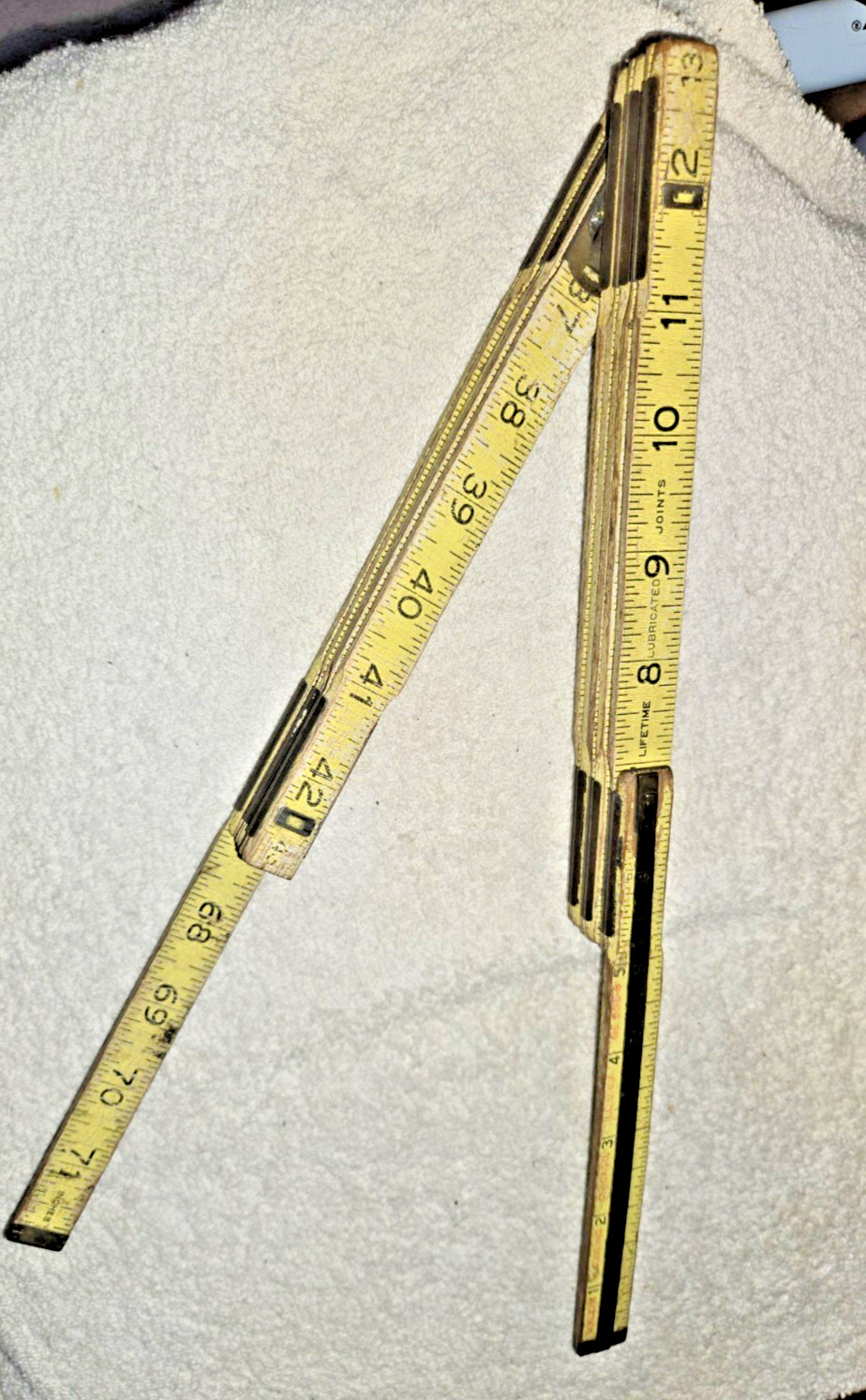72″ Klein Tools Wood Metal Extension Folding Tape Measure Ruler 905-8′